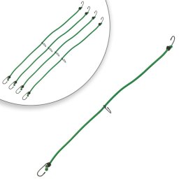 KesTek Napínáky na plachtu se 3 háčky, 800x8 mm, 4 ks 40246KT