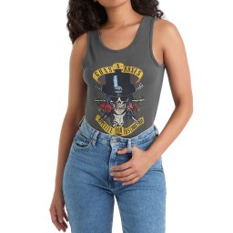 body dámské Guns N' Roses - TOPHAT SKULL - AMPLIFIED - ZAV853H32