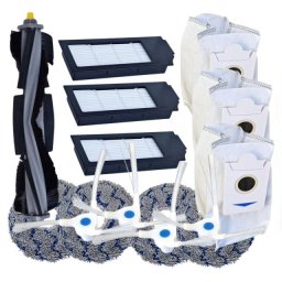 15ks Sada HEPA filtry, kartáče, mopy a sáčky pro ECOVACS Deebot X2 Omni/X2 Combo Complete