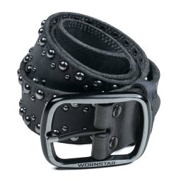 pásek WORNSTAR - Barricade Leather - Black Chrome - WSBLT-BARK