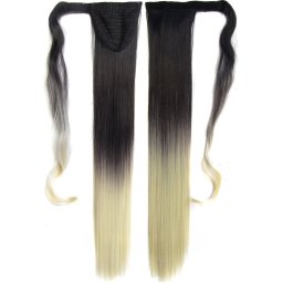 Girlshow Culík, cop s omotávkou rovný OMBRE - odstín Black T 613