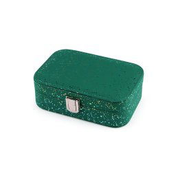 Malá šperkovnice 10x15x5 cm, barva 2 zelená tmavá
