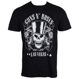 tričko pánské Guns N' Roses - Skull & Pistols - ROCK OFF - GNRTS27MB
