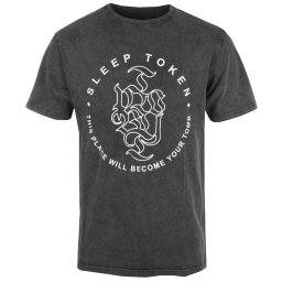 tričko pánské Sleep Token - Tomb Text Ring - ROCK OFF - SLTKSTNW05MC