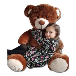 Velký plyšový Medvídek 160 cm brown