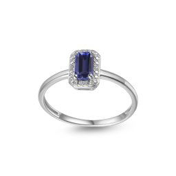 Safírový prsten 0,36 ct s diamanty Irma IZBR582ZA