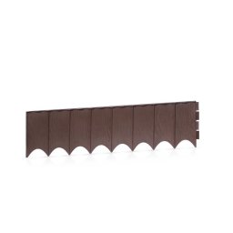 Prosperplast Zahradní palisáda 595 cm Garden Fence, hnědá IKRR-R222