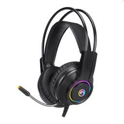 Marvo HG8935, slúchadlá s mikrofónom, ovládanie hlasitosti, černá, podsvietená, USB