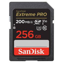 SanDisk Extreme PRO 256GB SD card