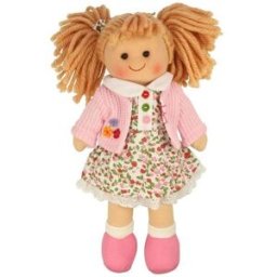 Bigjigs Toys Látková panenka Poppy