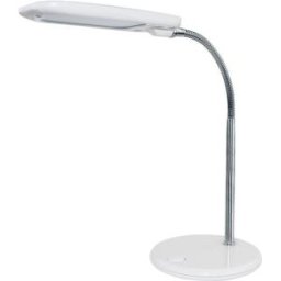 ACA Lighting LED stolní lampička s vypínačem BAZ 5W/230V/4000K/340Lm/120°/IP20, bílá