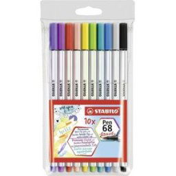 STABILO Pen 68 brush pouzdro 10 barev