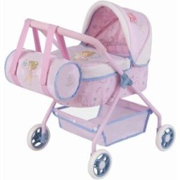 DeCuevas Toys DeCuevas 86051 Můj první kočárek pro panenky s taškou GALA 2023 - 56 cm