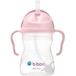 B.Box Hrneček s brčkem Gelato růžový 240 ml