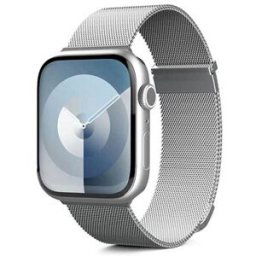Epico Milanese+ pro Apple Watch SE/Series 1-9 (38/40/41mm)/10 (42mm) - stříbrný