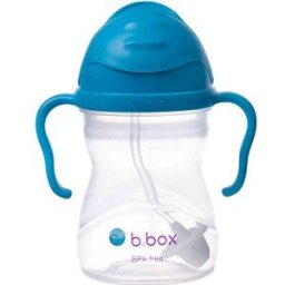 B.Box Hrneček s brčkem kobaltově modrý 240 ml