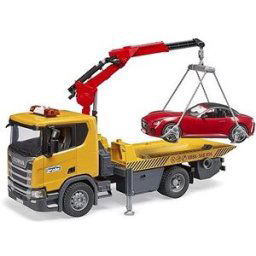 Bruder 3552 Odtahové vozidlo Scania Super 560R a Bruder Roadster