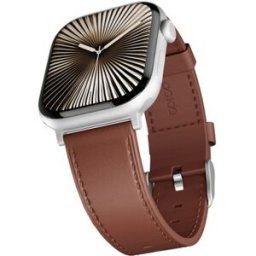 Epico Watch Strap Leather for Apple Watch SE/Series 1-9 (38/40/41mm)/10 (42mm) - hnědý