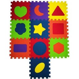 COSING EVA Puzzle podložka - Tvary (10 ks)