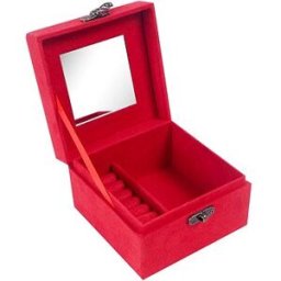 Aga Šperkovnice 12,2 × 12,2 × 8,5 cm červená