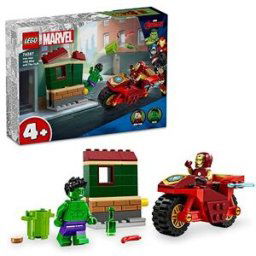 Lego Marvel 76287 Iron Man s motorkou a Hulk