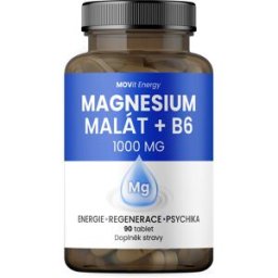 MOVit Energy Magnesium Malát 1000 mg + B6, 90 tablet