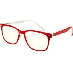 GLASSA Blue Light Blocking Glasses PCG 07, dioptrie: +1.00 červená