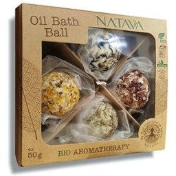 NATAVA Olejové koule do koupele MIX 4 × 50 g