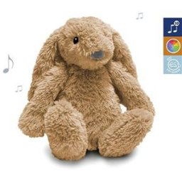 ZAZU - Králíček RO s nočním světlem a USB nabíjením béžový