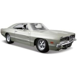 Maisto 1969 Dodge Charger R/T, stříbrná
