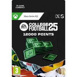 Microsoft EA Sports College Football 25 - 12,000 CUT Points - Xbox Series X S Digital
