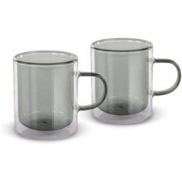 Lamart termosklenice Vaso LT9121 Set tea 350 ml, 2 ks, černý