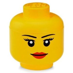 Lego úložná hlava (mini) - dívka