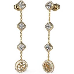 Guess Náušnice 4G Crush JUBE04157JWYGT/U