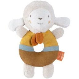 Baby Fehn Měkký kroužek ovečka
