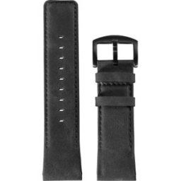 AlzaGuard Genuine Leather Band pro Garmin QuickFit 22mm - černý
