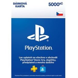 Sony PlayStation Store - Kredit 5000 Kč - CZ Digital