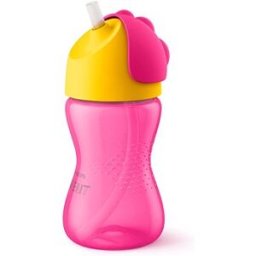 Philips AVENT Hrneček s ohebným brčkem 300 ml, dívka