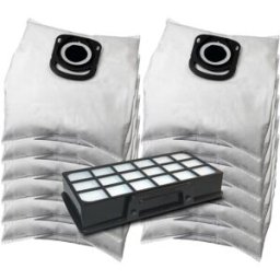 KOMA WB03PL - Sada 12 ks sáčků + HEPA filtr HFRW4 do vysavačů ROWENTA RO6441 Silence Force EXTREME