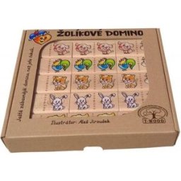 T-WOOD s.r.o. T-Wood žolíkové domino - domácí zvířata