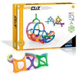 GuideCraft Magnetická stavebnice PowerClix Organics set 26 ks