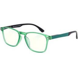 GLASSA Blue Light Blocking Glasses PCG 029, +1,50 dio, černo zelené