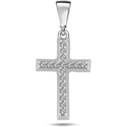Jan Kos jewellery DIANTE Zlatý přívěsek kříž 59642423 (Au 585/1000, 0,75 g)