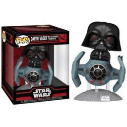Funko Pop! Star Wars Dark Side Darth Vader with Tie Advanced x1 Starfighter