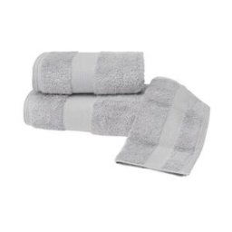 Soft Cotton - Sada ručníku a osušky DELUXE, 2 ks, světle šedá