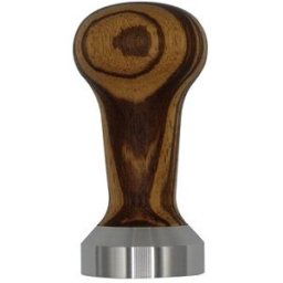 Heavy Tamper Speciality Coffee Tamper 49, mm, pro ROK rukojeť Zebrano