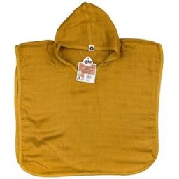 XKKO BMB Bambusové mušelínové pončo Colours Honey Mustard Vel. 1 (1-2 roky)