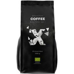BrainMax Coffee Káva Peru Grade 1 Bio, Zrno, 1 kg
