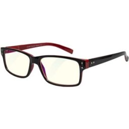 GLASSA - BlueLight GLASSA Blue Light Blocking Glasses PCG 05, dioptrie: +4.00 červená