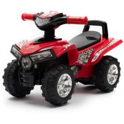 BABY MIX dětské odrážedlo se zvukem čtyřkolka červená